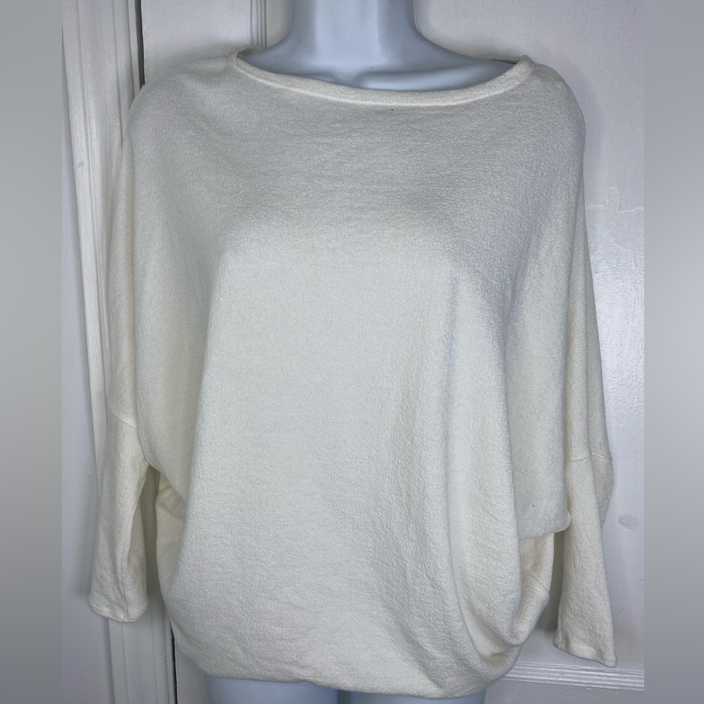 Jolie White Knit Sweater